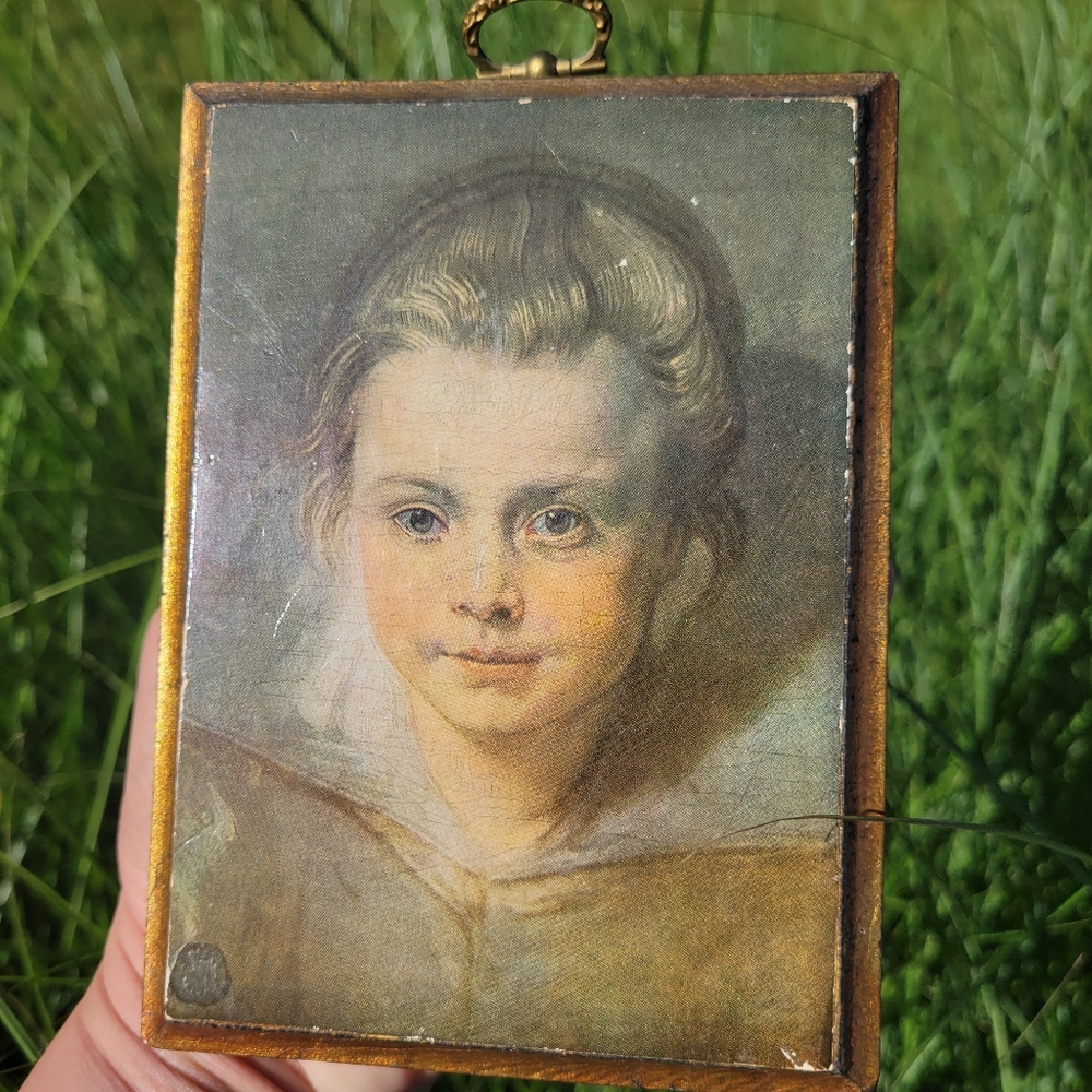 Wood Art ~ Portrait of a Child ~ Handcrafted ~ Little & Lovely!